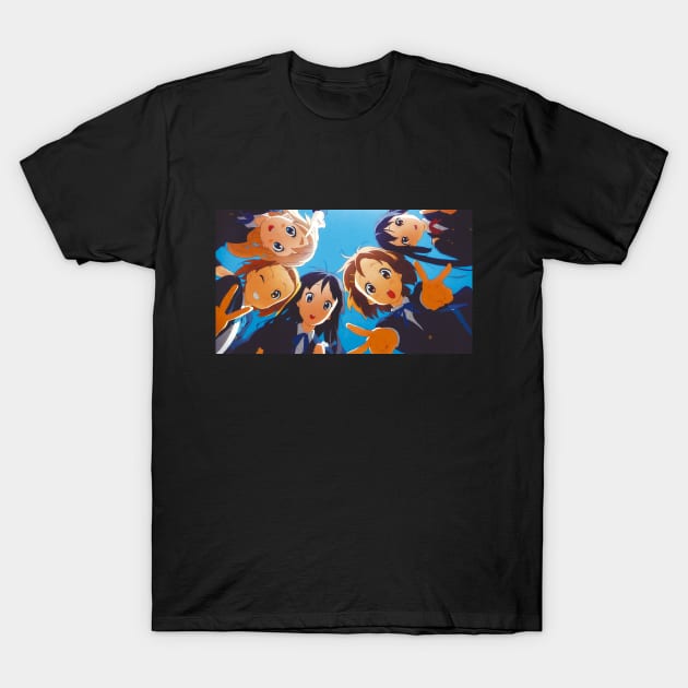 Ho-kago Tea Time | K-ON photograph T-Shirt by IKIGAISEKAI